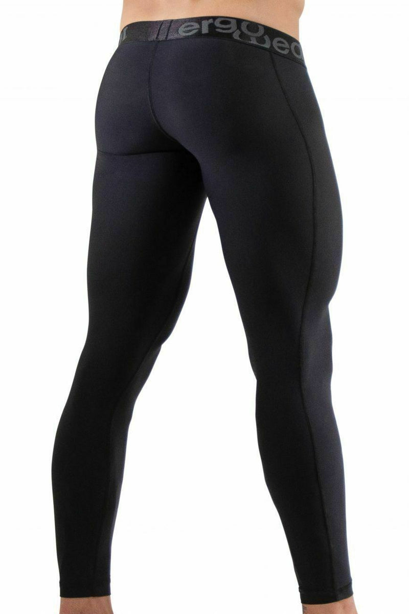 ErgoWear Leggings Feel XV Long Johns Soft Man Legging 3d Pouch Black 0890 - SexyMenUnderwear.com