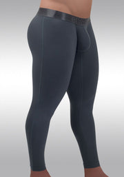 ErgoWear Leggings Max XX Contoured Pouch Sports Long Johns Dark Gray 1347 - SexyMenUnderwear.com