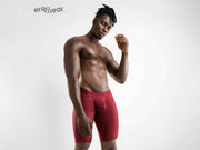 ErgoWear Long Boxer Brief Soft Contour Pouch MAX XV Breathable Burgundy 1154 14 - SexyMenUnderwear.com