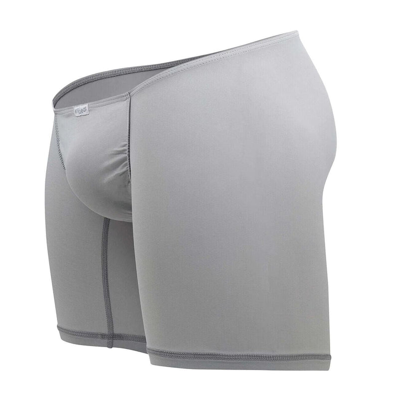 ErgoWear Long Boxer Briefs Feel GR8 Midcut Body-Defining Fit Silver 1256 - SexyMenUnderwear.com
