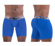 ErgoWear Long Boxer Briefs MAX SE Mid-Cut Seamed Pouch City Blue 1464 4 - SexyMenUnderwear.com