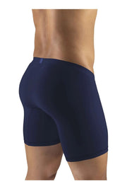ErgoWear Long Boxer Briefs SLK Body-Defining MidCut Boxer Navy Blue 1150 21 - SexyMenUnderwear.com
