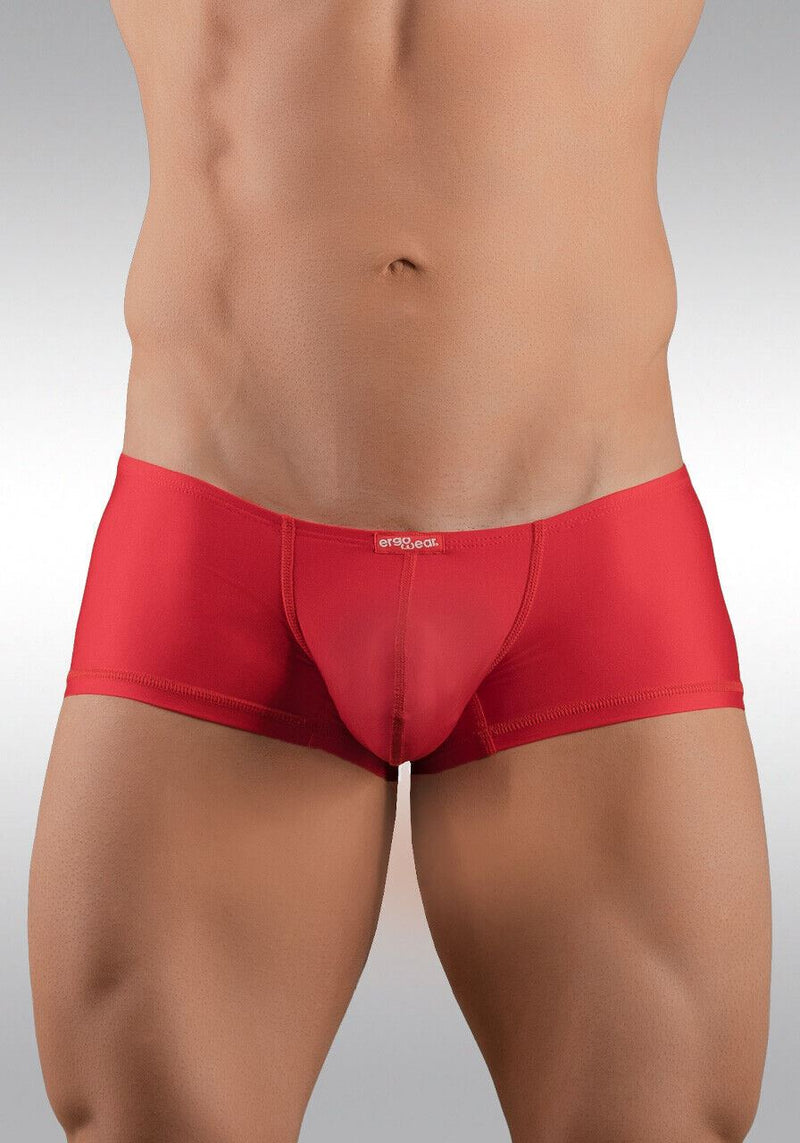 ERGOWEAR Mini Boxer X4D Enhancing Pouch Hyper Soft Fabric Red 1235 - SexyMenUnderwear.com