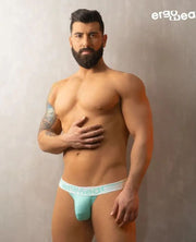 ErgoWear Soft Thong MAX SE Sporty Elastic Microfiber Thongs Mint 1311 - SexyMenUnderwear.com