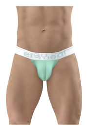 ErgoWear Soft Thong MAX SE Sporty Elastic Microfiber Thongs Mint 1311 - SexyMenUnderwear.com