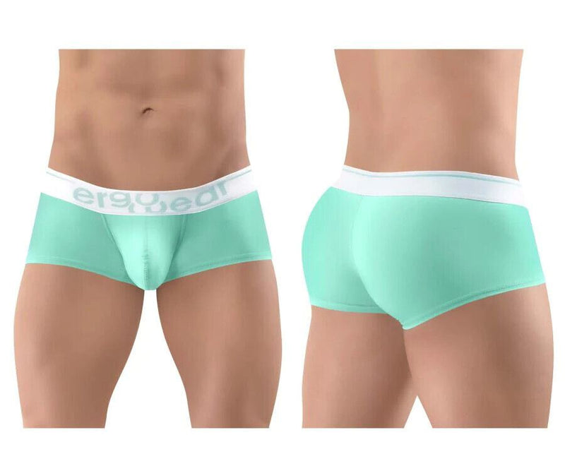 ErgoWear Stretchy Boxer Trunks MAX SE Comfort Mint Green 1313 - SexyMenUnderwear.com