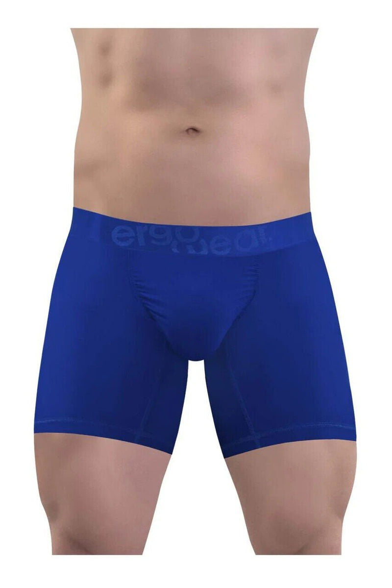 ErgoWear Stretchy Long Boxer Feel XX Ultra Low-Rise Midcut Blue Electric 1412 - SexyMenUnderwear.com
