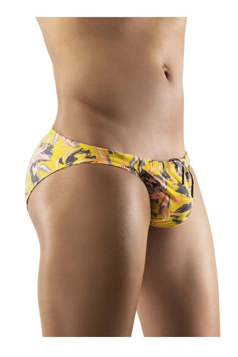 ErgoWear Swim Briefs FEEL Sleek and Stretchy Swimwear Yellow 1224 46 - SexyMenUnderwear.com