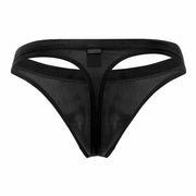 ErgoWear Swim-Thongs X4D Sporty Feel Stretchy Swimwear Black 1044 27 - SexyMenUnderwear.com