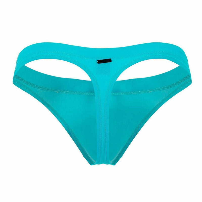 ErgoWear Swimwear X4D Sporty Feel Stretchy Swim-Thongs Turquoise 1050 27 - SexyMenUnderwear.com