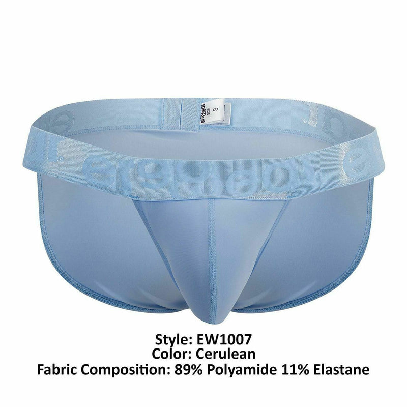 ErgoWear Tanga Brief MAX XV Quick Dry Bikini Low Rise Cerulean 1007 35 - SexyMenUnderwear.com
