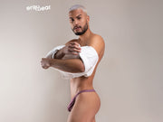 ErgoWear Thong FEEL GR8 Stretch Lightweight Microfiber Thong Dusty Pink 1092 38 - SexyMenUnderwear.com