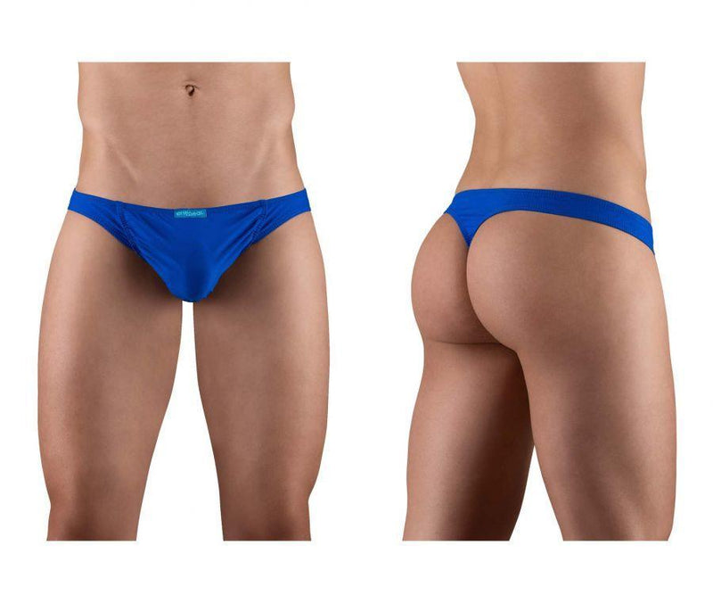 ErgoWear Thong FEEL GR8 Stretch Super Lightweight Microfiber Cobalt Blue 1088 22 - SexyMenUnderwear.com