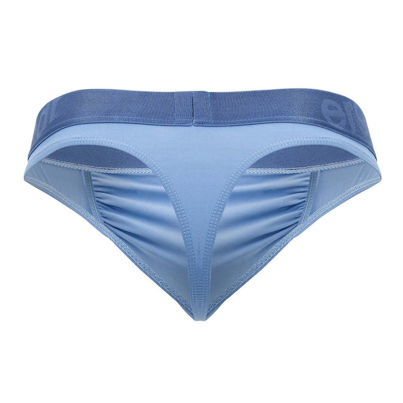 ErgoWear Thong FEEL XV Low Rise Super Soft Elastic Thongs Stonewash Blue 1203 - SexyMenUnderwear.com