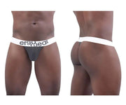 ErgoWear Thong MAX SP Quick Dry Sports Thong Steel Gray 1448 85 - SexyMenUnderwear.com