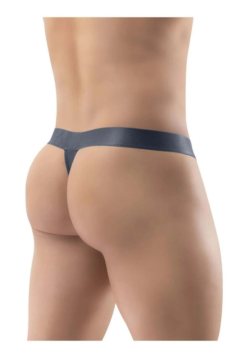 ErgoWear Thong MAX XX Pure Luxury Soft Thongs Resilient Dark Gray 1285 66 - SexyMenUnderwear.com