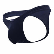 ErgoWear Thong X4D Ergonomic Silky Soft Microfiber Fabric Navy 0898 17 - SexyMenUnderwear.com
