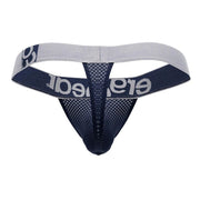ErgoWear Thongs MAX Mesh Pouch Stretchy Breathable Thong Dark Blue 1207 14 - SexyMenUnderwear.com