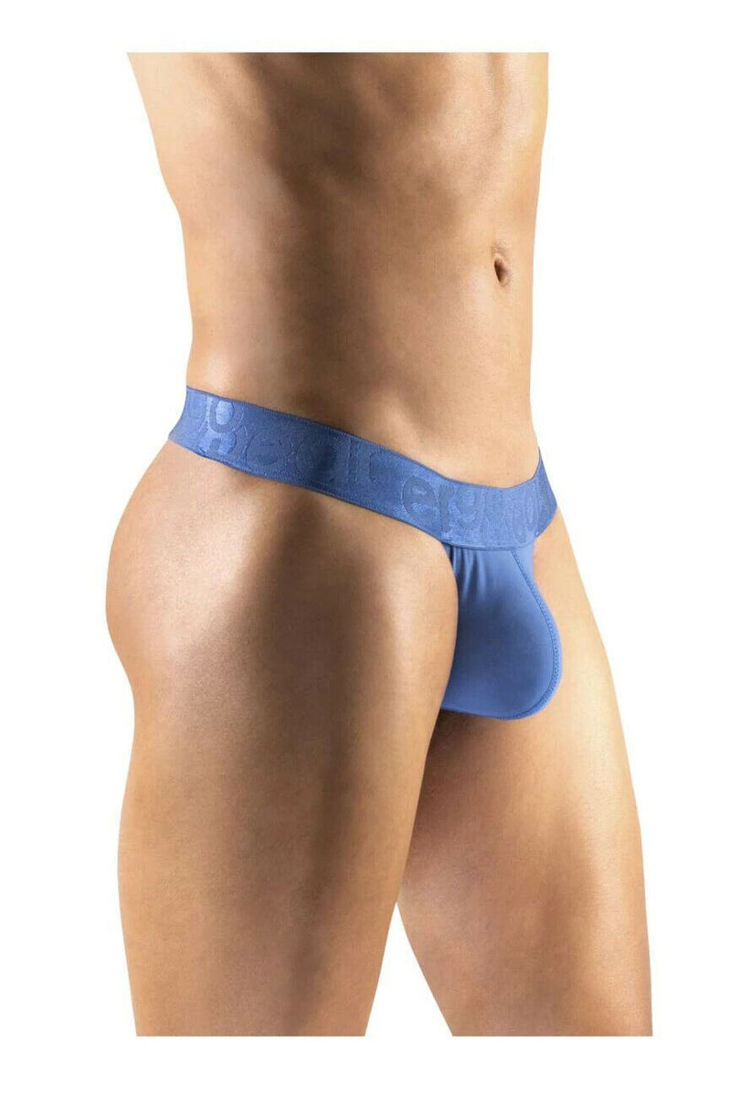 ErgoWear Thongs MAX XV Soft Sexy Silky Microfiber Thong Stone Blue 1173 35 - SexyMenUnderwear.com