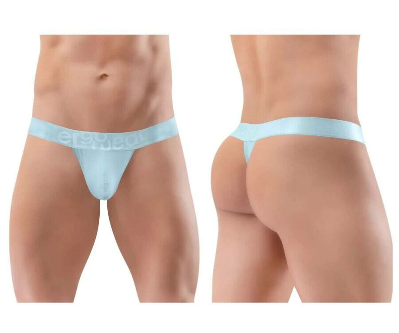 ErgoWear Thongs MAX XX Pure Luxury Soft Resilient Thong Aqua 1297 66 - SexyMenUnderwear.com