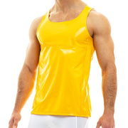 Fashion Modus Vivendi Tank-top Viral Vinyl Tanktop Unique Yellow 08031 43 - SexyMenUnderwear.com