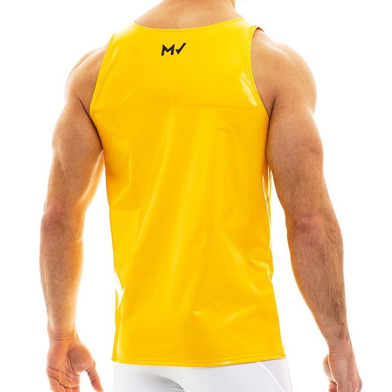 Fashion Modus Vivendi Tank-top Viral Vinyl Tanktop Unique Yellow 08031 43 - SexyMenUnderwear.com