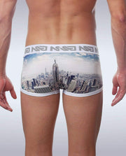 GARCON MODEL Boxer Trunk Tagless New York City Print 3 - SexyMenUnderwear.com