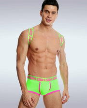 GARCON MODEL Shoulder Harness Lincoln Bright & Sexy harness One Size 10 - SexyMenUnderwear.com