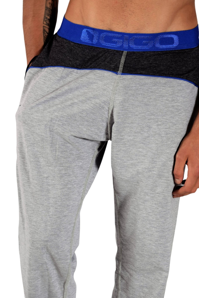GIGO Mens Sport Leggings Gym Wear Sweat Pant Training Workout P24161 2 - SexyMenUnderwear.com