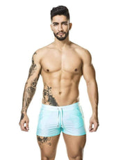 GIGO Swimsuits Basic Blue Swim-Short Pool Maillot Blue S03129 7 - SexyMenUnderwear.com