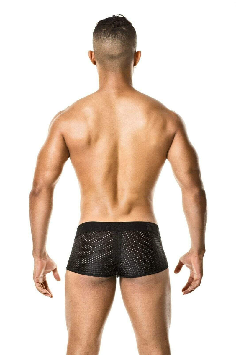 GIGO Underwear SUGGESTIVE Trunk Mens Boxer Brief BLACK G02175 1 - SexyMenUnderwear.com