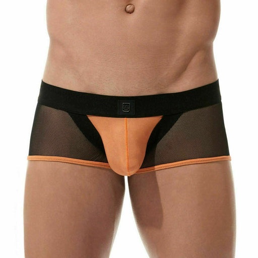 Gregg Homme Avant-Garde Boxer Back Mesh Trunk Fishnet Orange160405 92A - SexyMenUnderwear.com