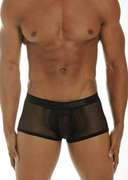 Gregg homme Boxer 3G Catch Me Fish Net Black 2433 14 - SexyMenUnderwear.com
