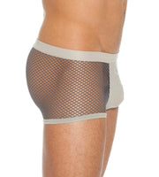 Gregg Homme Boxer Brief Beyond Doubt Mesh Fabric Pewter 110205 102 - SexyMenUnderwear.com