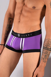 Gregg Homme Boxer Brief Push Up 2.0 Mini Boxers Padded Purple 142505 117 - SexyMenUnderwear.com