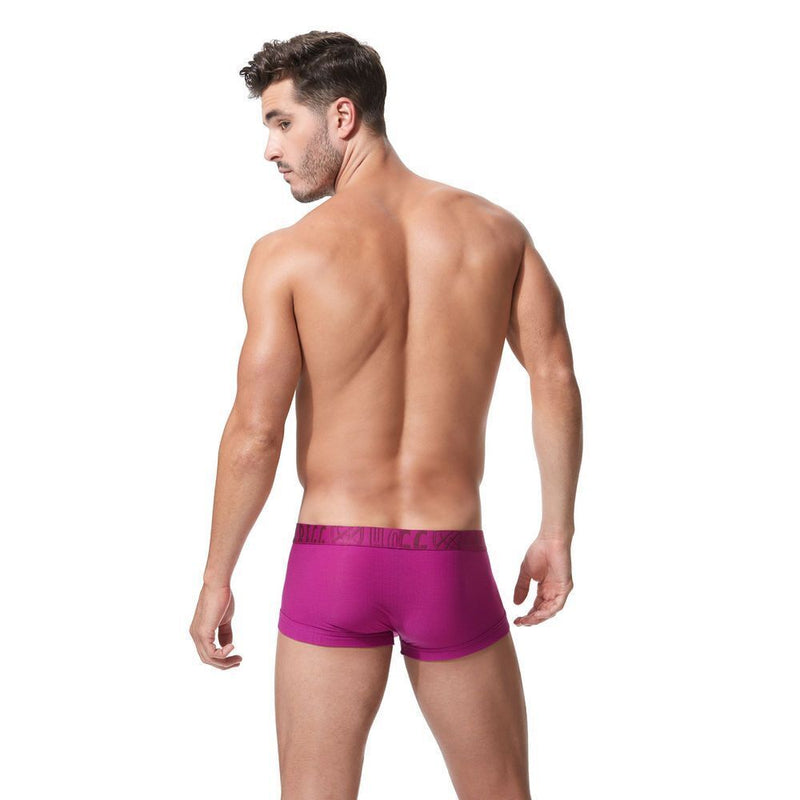 Gregg Homme Boxer Brief Xcite Air Jet Jacquard Boxer Pink Magenta 152405 - SexyMenUnderwear.com