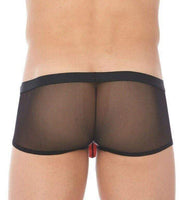 Gregg Homme Boxer Briefs Chaser C-Ring Detachable See-Thru Red 141005 127 - SexyMenUnderwear.com