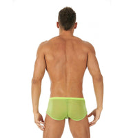 Gregg Homme Boxer Briefs SHOWOFF See-through Micro Fibre Lime 121505 104 - SexyMenUnderwear.com