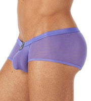 Gregg Homme Boxer Briefs ShowOff See-through Sensual Undies Purple 121505 105 - SexyMenUnderwear.com