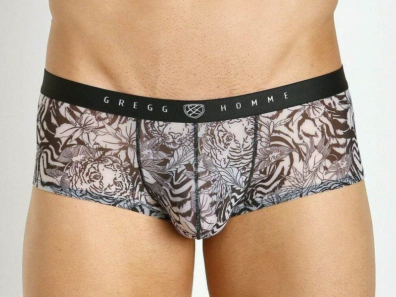 Gregg Homme Boxer Frisky Sheer Boxer Brief Tiger Print 130405 73 - SexyMenUnderwear.com