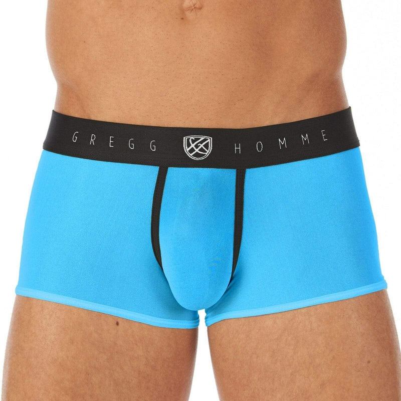 Gregg Homme Boxer Torridz Outrageous Underwear Sheer Aqua 87465 15C - SexyMenUnderwear.com