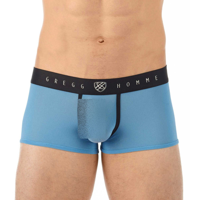 Gregg Homme Boxer Torridz Outrageous Underwear Sheer Blue 87465 15A - SexyMenUnderwear.com