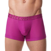 Gregg Homme Boxer Trunk Xcite Air Jet Jacquard Long Boxer Pink Magenta 152455 - SexyMenUnderwear.com