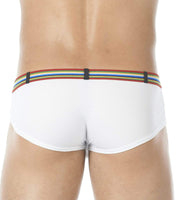 Gregg Homme Brazilian cut Boxer Brief Lover-Boy C-Ring White 122105 168 - SexyMenUnderwear.com