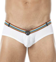 Gregg Homme Brazilian cut Boxer Brief Lover-Boy C-Ring White 122105 168 - SexyMenUnderwear.com