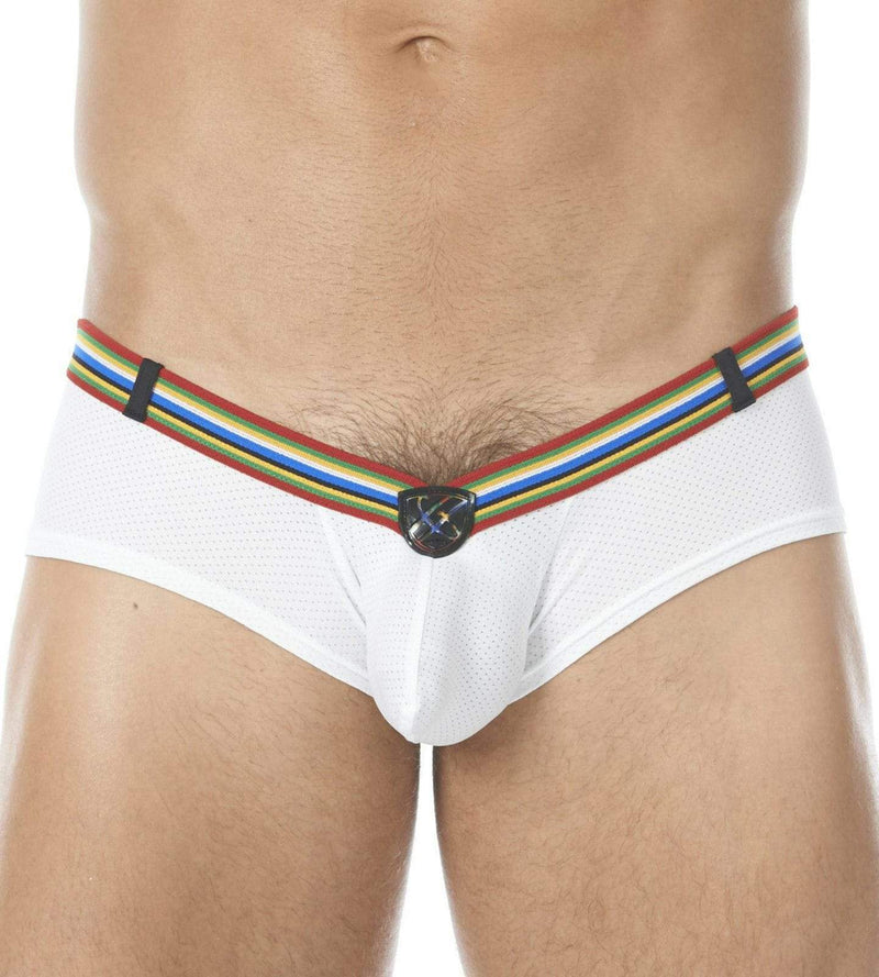 Gregg Homme Brazilian cut Boxer Brief Lover-Boy C-Ring White 122105 168 - SexyMenUnderwear.com