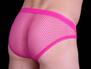 Gregg Homme Brief Beyond Doubt Mesh Sexy Briefs Magenta Pink 110213 103 - SexyMenUnderwear.com