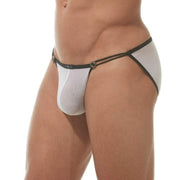 Gregg Homme Brief Conquistador Fishnet Slips White 160003 113 - SexyMenUnderwear.com