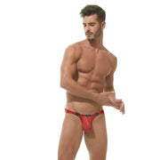 Gregg Homme Brief Hookt Mens Briefs Detachable Sexy Slip Red 162203 121 - SexyMenUnderwear.com
