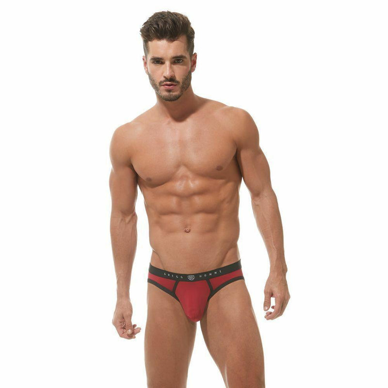 Gregg Homme Brief Room Max Outraggeous Underwear Red 152703 48 - SexyMenUnderwear.com